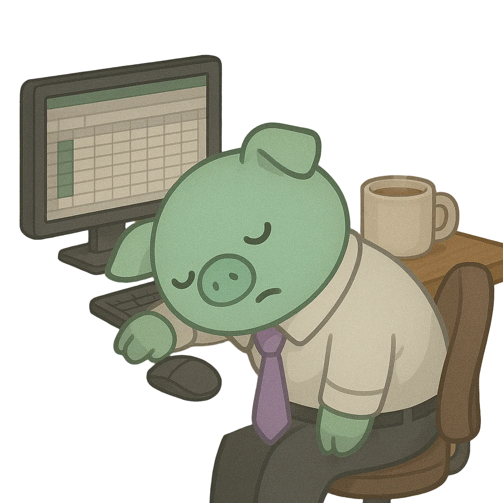 Pepig sleeping at office